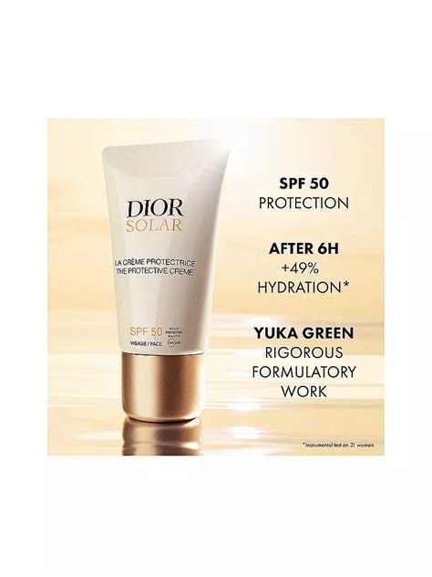 dior sonnenschutz|DIOR Solar La Crème Protectrice Visage SPF 50 Sonnencreme。